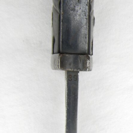 GERMANY WW2 era 1939 Elite Diamant bayonet for Mauser K98; original scabbard, frog; good condition - Image 11