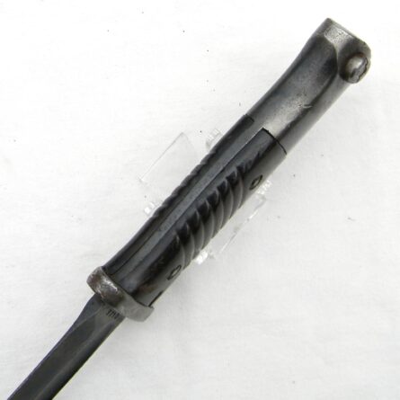 GERMANY WW2 era 1939 Elite Diamant bayonet for Mauser K98; original scabbard, frog; good condition - Image 13