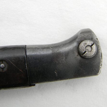 GERMANY WW2 era 1939 Elite Diamant bayonet for Mauser K98; original scabbard, frog; good condition - Image 15