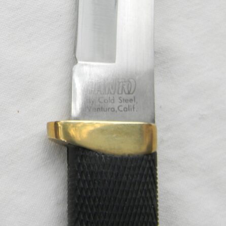 Cold Steel, USA-made 1980th Tanto fighting knife by Ichiro Hattori, new Kydex sheath; excellent - Image 9