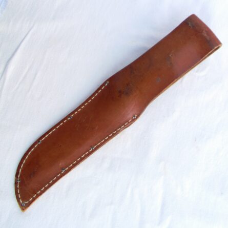 WW2 era CASE XX 337-6Q Quartermaster fighting knife, original leather scabbard; excellent - Image 3