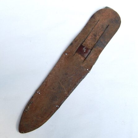 USA WW2 era Case Tested XX "Pig Sticker" fighting knife, jigged bone handle, original sheath; rare type - Image 3