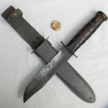 WW2 Ka-Bar USN MK2 fighting knife