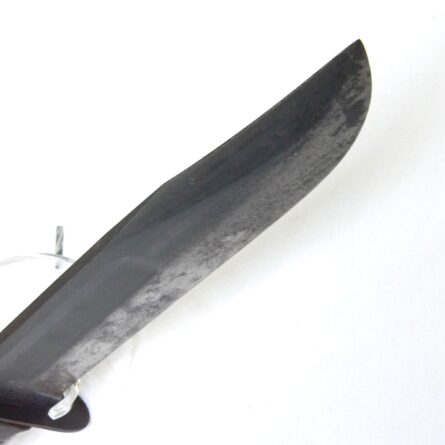 WW2 era Ka-Bar USN MK2 Mark 2 fighting knife, early blade guard-marked type, original 1943 NORD scabbard; excellent - Image 10