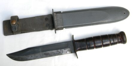 WW2 Ka-Bar USN MK2 fighting knife