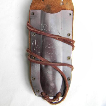 Cold War era Ontario Jet Pilot Survival Knife dated 1-1986; original scabbard signed Josh Nelson - Image 4