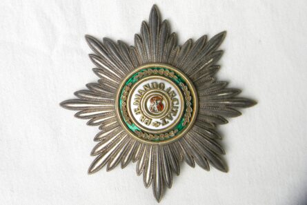 Russian Empire St Stanislav silver breast star