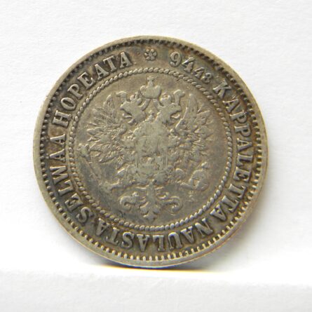 Finland 1872S silver Markka