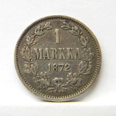 Finland 1872S silver Markka