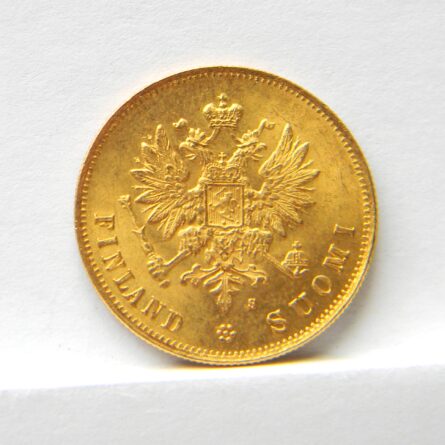 Finland gold 1881S 10 Markkaa