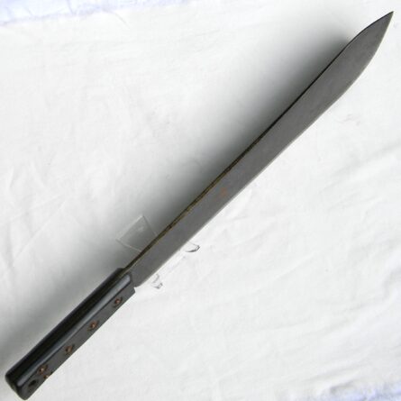 Original WW2 era British MK2 military machete by J&J Beal Ltd (JJB) dated 1945, original 1944 scabbard; excellent condition - Image 11