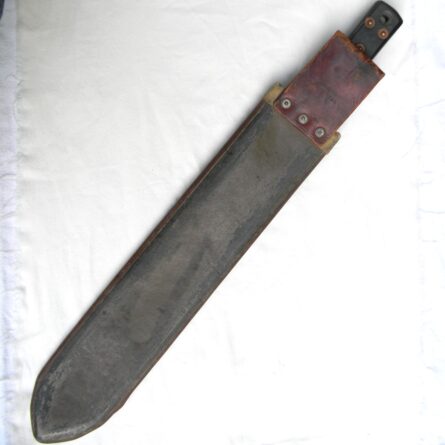 Original WW2 era British MK2 military machete by J&J Beal Ltd (JJB) dated 1945, original 1944 scabbard; excellent condition - Image 2