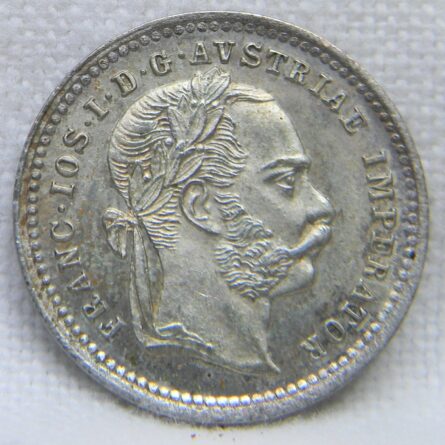 Austria 1872 silver 10 Kreuzer