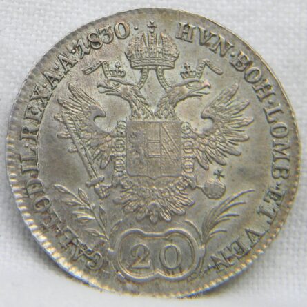 Austria 1830 silver 20 Kreuzer