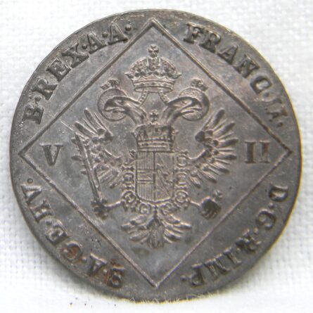 Austria 1802 silver 7 Kreuzer