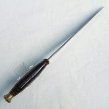 SOUTHERN & RICHARDSON, Sheffield WW2 era fighting dagger, early type original scabbard; rare UNUSED - Image 10