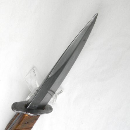 Germany WW1 era Kampfmesser (combat knife) fighting dagger, original metal scabbard - Image 10