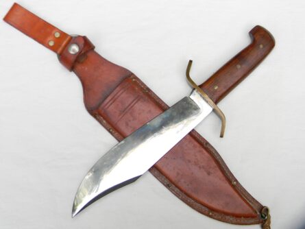 Vietnam War era Western Cutlery circa 1960th W49 Bowie, rosewood handle, original scabbard; excellent condition - Image 13