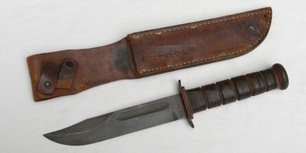 WW2 PAL MK2 fighting knife red spacer