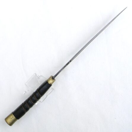 WW2 era Iranian-made fighting dagger, made in Iran during Allied occupation; dated 1945; rare type - Image 6