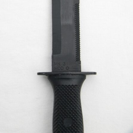 USN issue MK3 Model 0 dive knife made by Ontario Knife Company; original scabbard; rare UNUSED - Image 9