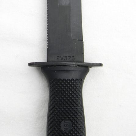 USN issue MK3 Model 0 dive knife made by Ontario Knife Company; original scabbard; rare UNUSED - Image 10