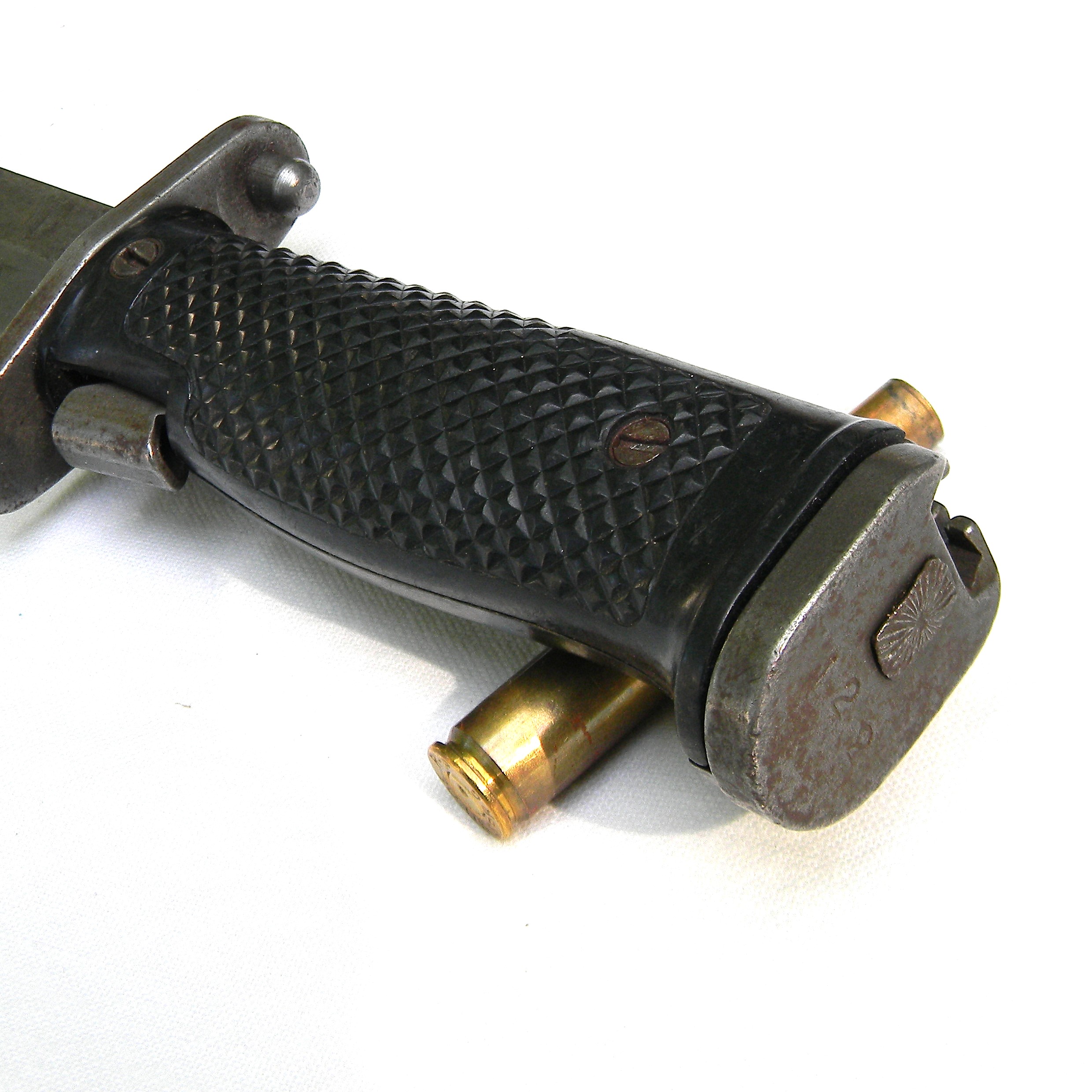 Korean War era Imperial Cutlery DAS-marked M5 bayonet for M1 Garand, WW2 era M8 scabbard - Image 12