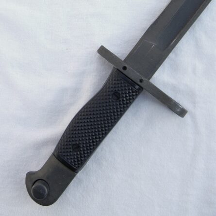 Vietnam War US-made GEN CUT 1960th M1917 bayonet for 12-gauge trench gun, original BA Inc. scabbard, rare UNUSED - Image 11