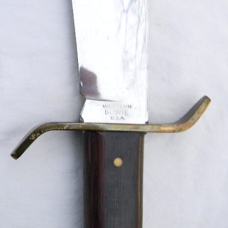 Vietnam War era Western Cutlery circa 1960th W49 Bowie, rosewood handle; excellent condition - Image 5