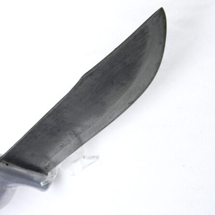 WW2 era American "theater" fighting knife, cast aluminum handle, original sheath marked DILL 1945 - Image 9