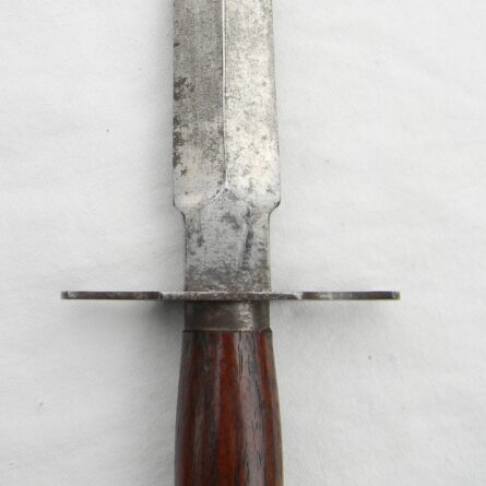 France WW1 era SGCO M1916 Le Vengeur (AVENGER) fighting knife, original scabbard; excellent condition - Image 8