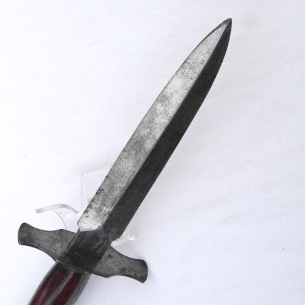 France WW1 era SGCO M1916 Le Vengeur (AVENGER) fighting knife, original scabbard; excellent condition - Image 6