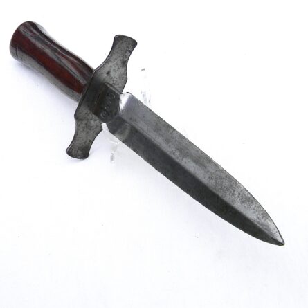 France WW1 era SGCO M1916 Le Vengeur (AVENGER) fighting knife, original scabbard; excellent condition - Image 5