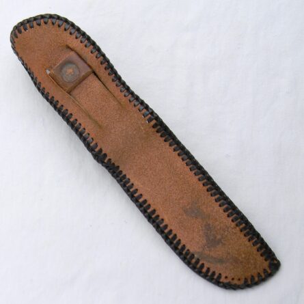 WW2 era Western Cutlery "Baby Shark" USAF Pilot Knife, scarce Bakelite fittings type, “theater-made” scabbard - Image 3