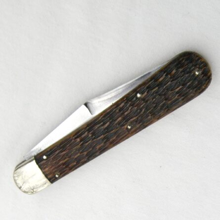 USA Schrade rare 1st model WW2 American paratrooper automatic knife, early jigged bone "large" handle type - Image 5