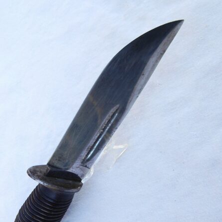 USA WW2 era CASE XX 337-6Q Quartermaster fighting knife, original scabbard - Image 9