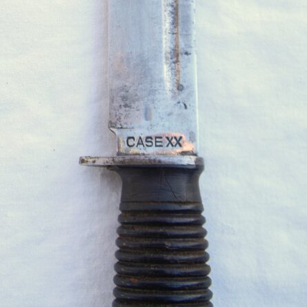 USA WW2 era CASE XX 337-6Q Quartermaster fighting knife, original scabbard - Image 10