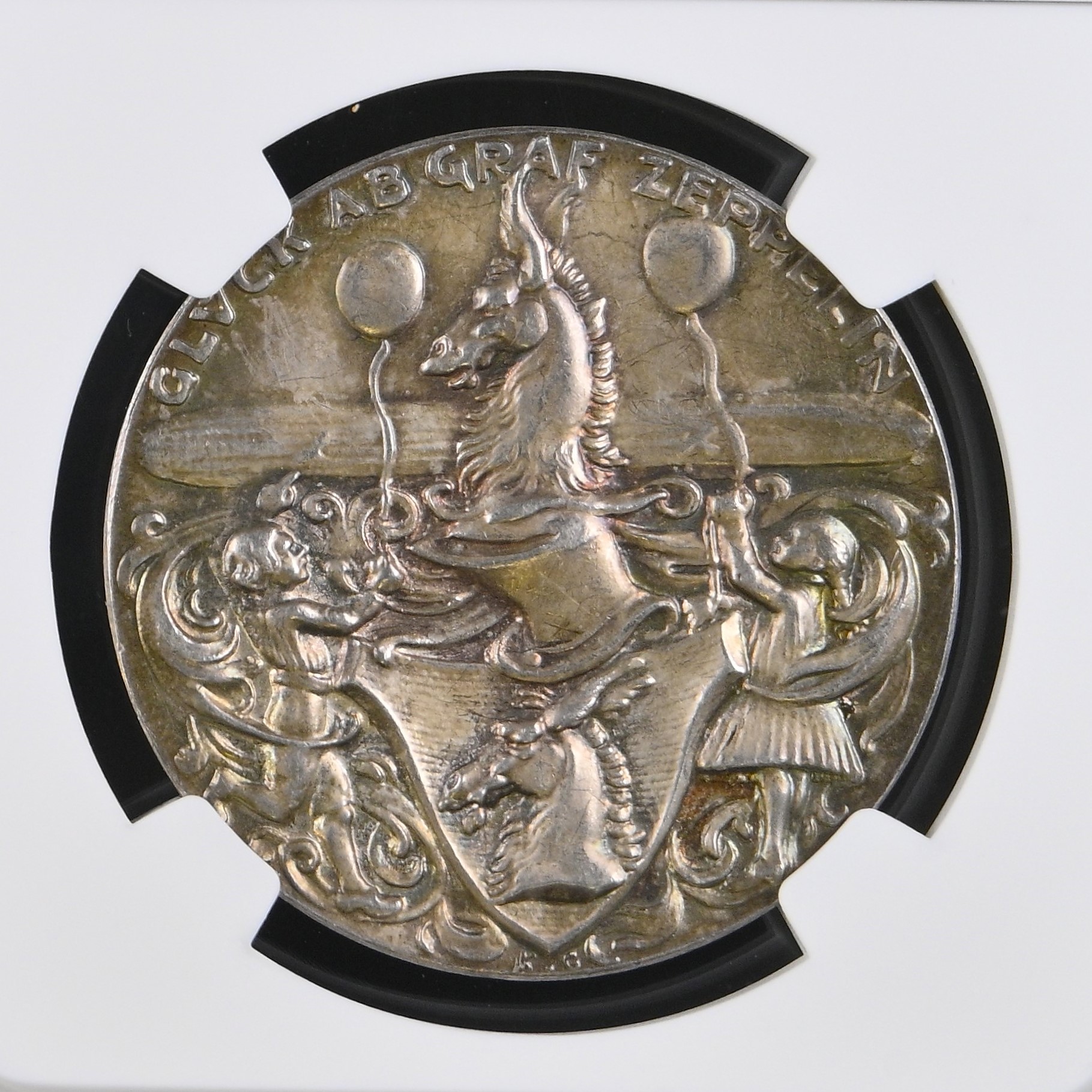 Germany 1928 Graf Zeppelin silver medal