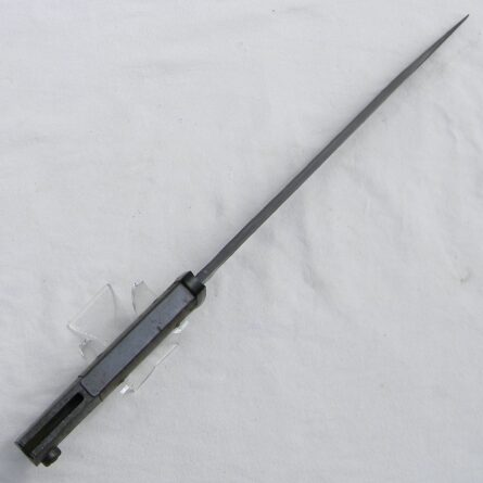 Germany WW2 K98 bayonet made by WKC Waffenfabrik G.m.b.H (44 cvl) dated 1944; original scabbard, matching serials; rare UNUSED - Image 15