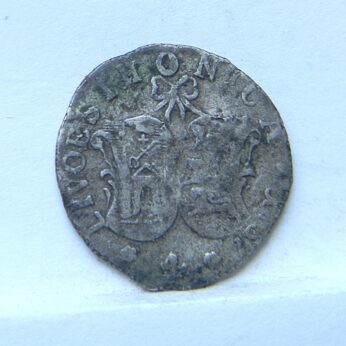 Livonia Estonia 1757 silver 4 Kopeks