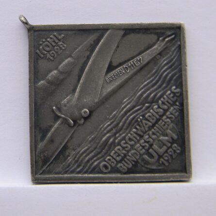 Germany 1928 silver shooting medal