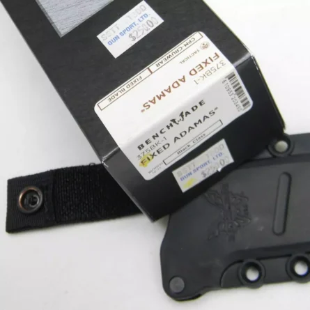 Benchmade USA model 375BK-1 FIXED ADAMAS Sibert design fixed-blade knife; NIB with sheath & papers - Image 5