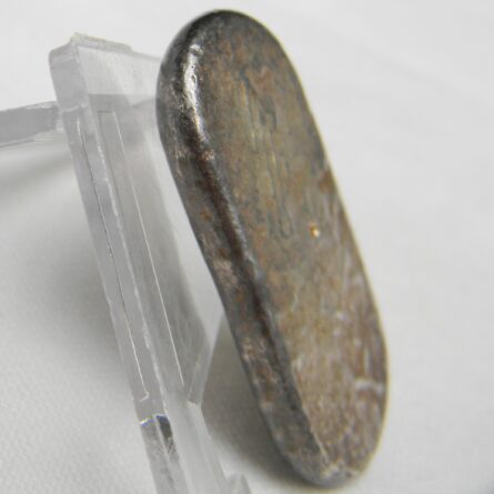 Vintage British Hong Kong One Tael bank silver ingot, “old-school” poured and die-struck bar; scarce type - Image 8