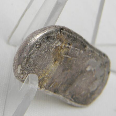 British Hong Kong Tael bank silver ingot, vintage “old-school” poured and die-struck bar; scarce type - Image 6