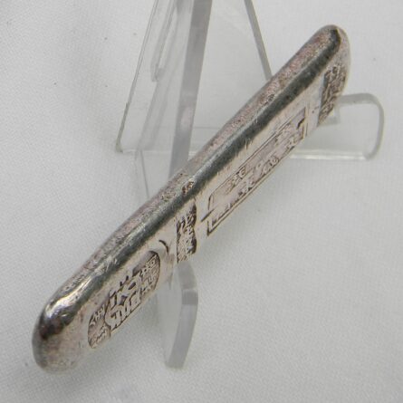 British Hong Kong Two Tael bank silver ingot