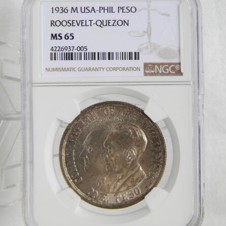 American Philippines 1936M silver Peso