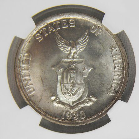 American Philippines 1936M silver Peso
