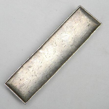 Scarce Annan (ancient Vietnam) 1800th 10 Lang/Liang (tael) 378gm silver ingot; rare large “silver boat” bar type; nicely toned with original patina - Image 3