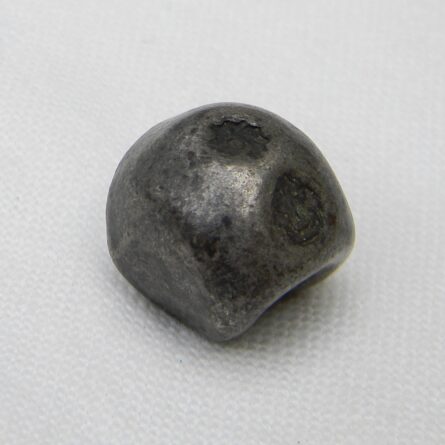 THAILAND, scarce Rama III era (1824-1851) silver 1 Baht "bullet money" 15.3 gm, toned XF - Image 3