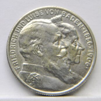 Germany Baden 1906 silver 2 Mark